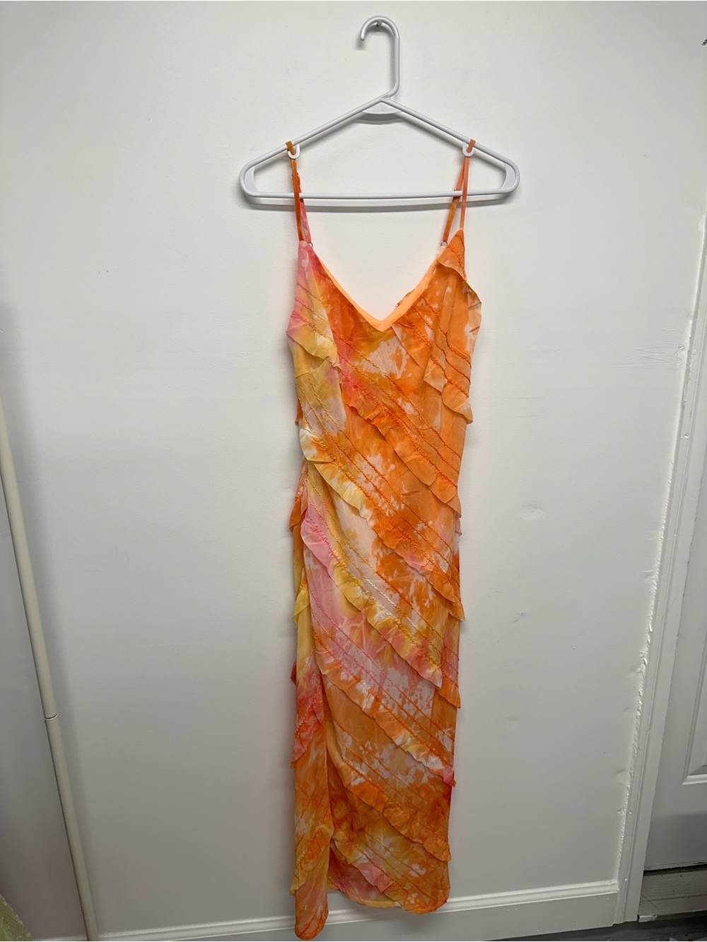 Princess Polly Lars Maxi Dress Orange Multi - Picture 6 of 10